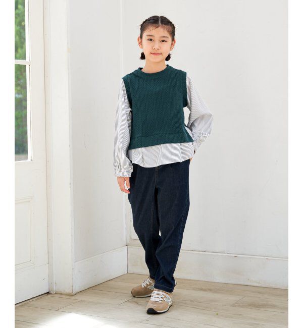 ikka kids「ＬＫケーブルガラレイヤードＰＯ」|Tシャツ・カットソー|