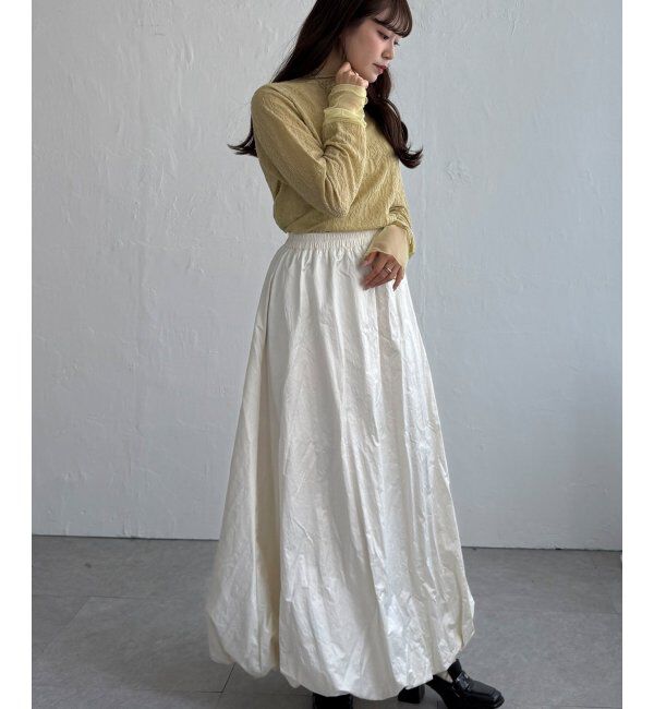 Lbc with Life「ジャカード切り替えシアーロンT」|Tシャツ・カットソー|