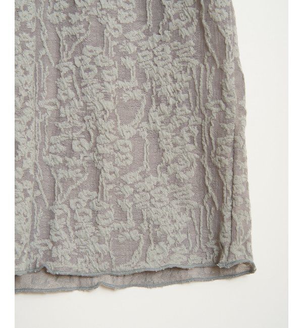 Lbc with Life「ジャカード切り替えシアーロンT」|Tシャツ・カットソー|