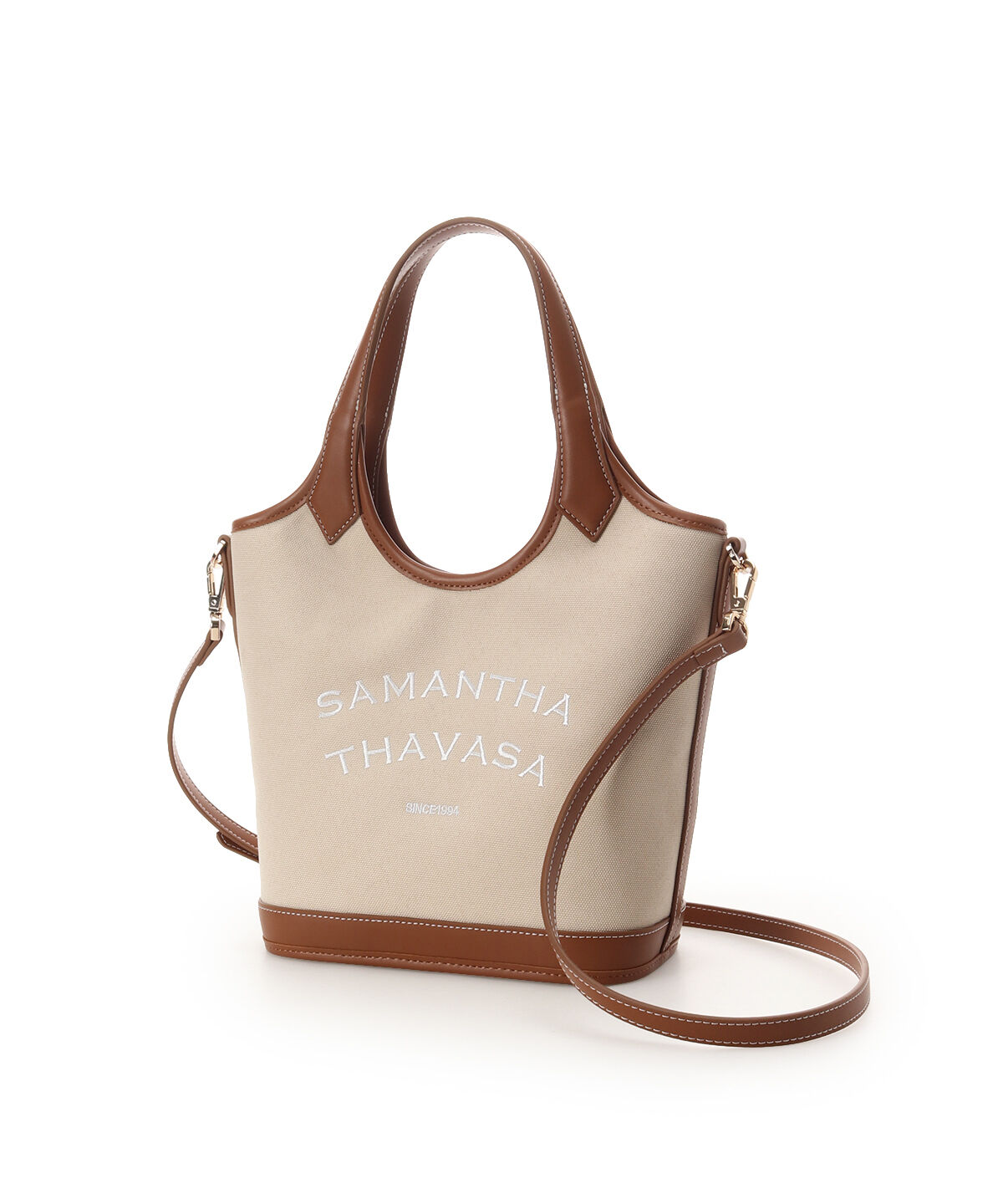 Samantha Thavasa「カジュアルキャンバスハンドバッグ」|ハンドバッグ|