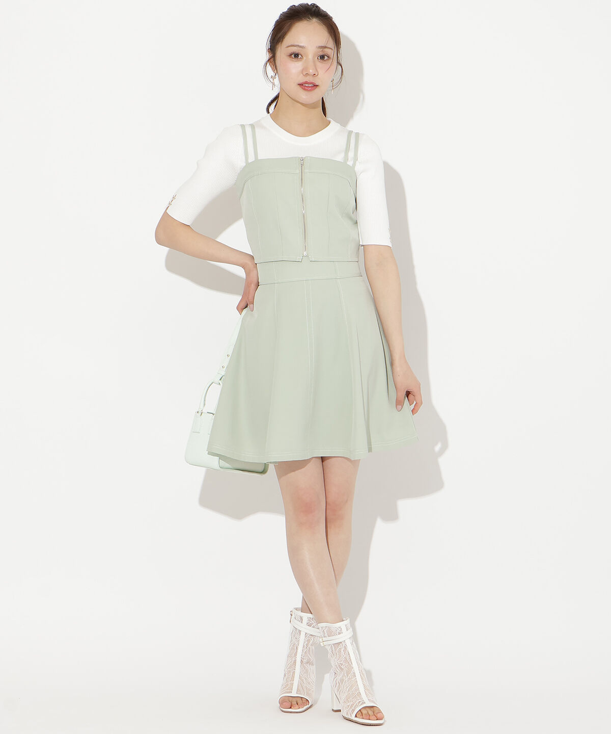 WILLSELECTION「袖口リボンリブニット」|ニット・セーター|