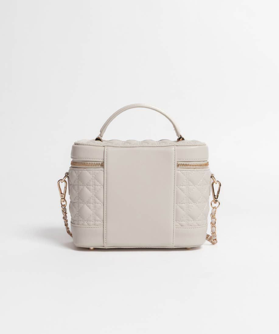  「2WAY モノグラムロゴキルティングバニティバッグ」|ハンドバッグ|