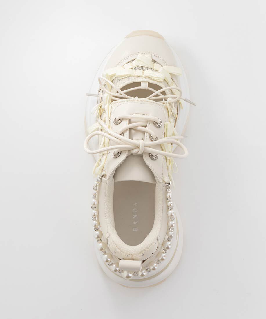  「2WAY ミニリボンシアースニーカー」|スニーカー|