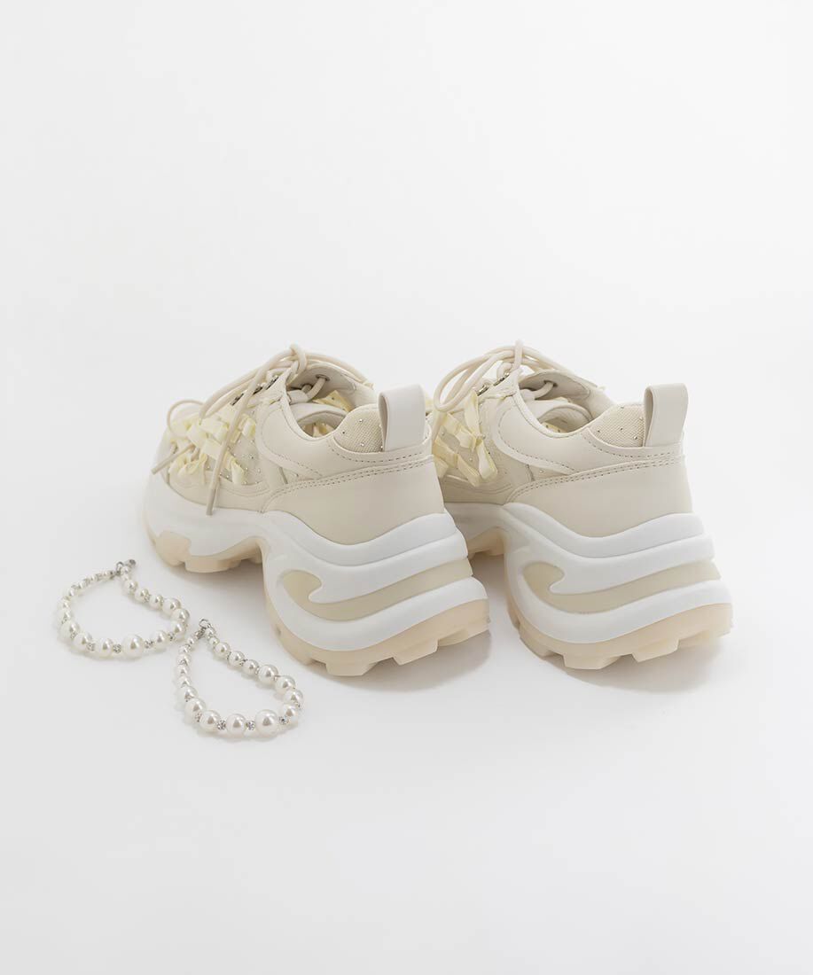  「2WAY ミニリボンシアースニーカー」|スニーカー|