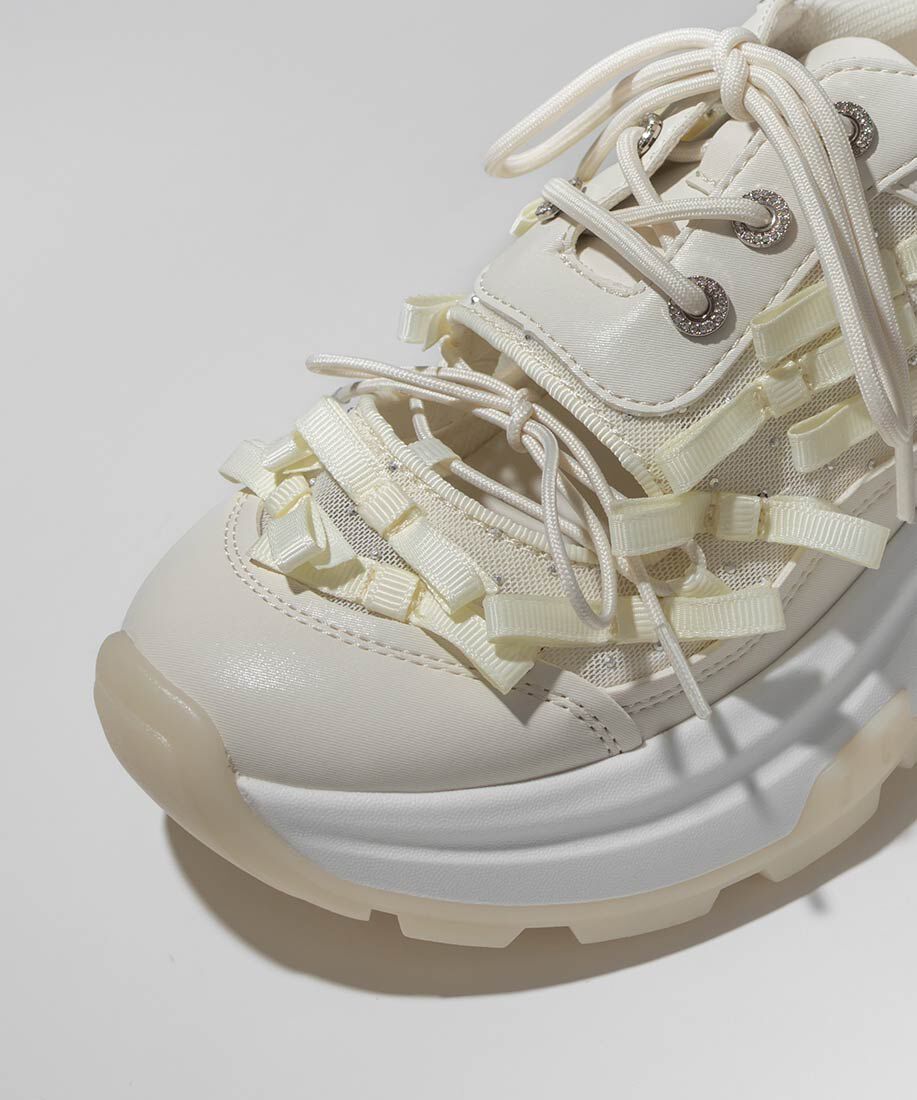  「2WAY ミニリボンシアースニーカー」|スニーカー|