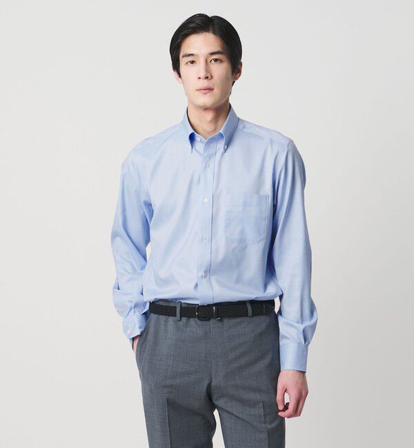 UNITED ARROWS「イージーケア AG ロイヤルオックス ボタンダウン シャツ ―抗菌防臭―」|シャツ・ブラウス|