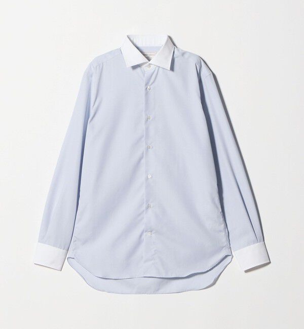 UNITED ARROWS「イージーケア AG グレンプレイド セミワイド クレリックカラーシャツ 抗菌防臭」|シャツ・ブラウス|