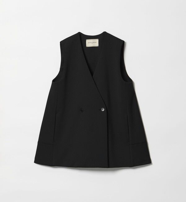 UNITED ARROWS「SPONGY バックフレア ベスト」|ベスト・ジレ|