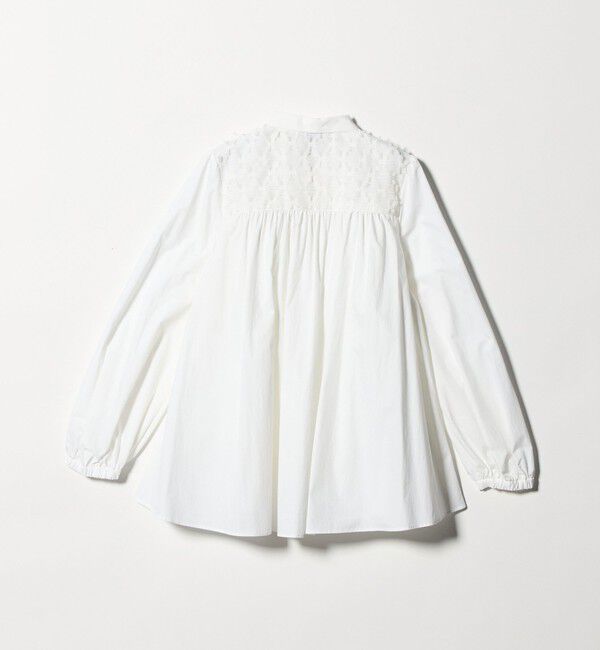 UNITED ARROWS「コンビ ギャザー ブラウス」|シャツ・ブラウス|