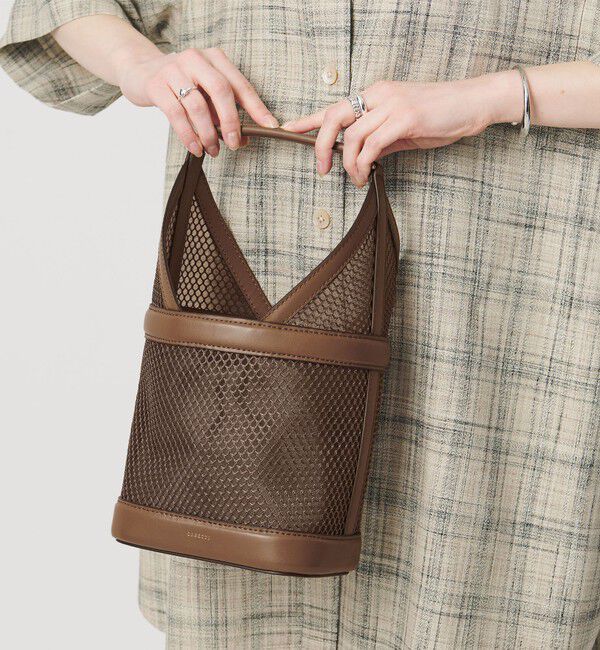 UNITED ARROWS「＜ORSETTO＞LUME TULE バッグ」|ハンドバッグ|MD.BROWN