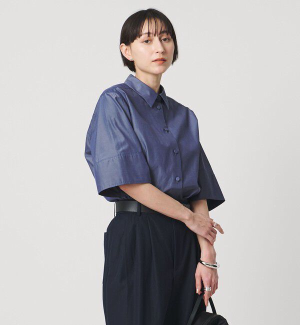 UNITED ARROWS「デニムライク ブライトローン シャツ ‐ウォッシャブル‐」|シャツ・ブラウス|