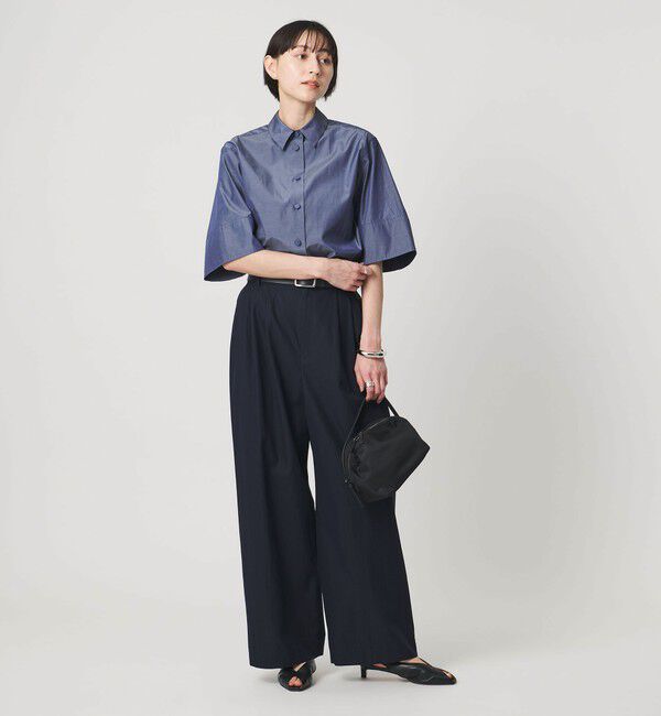 UNITED ARROWS「デニムライク ブライトローン シャツ ‐ウォッシャブル‐」|シャツ・ブラウス|