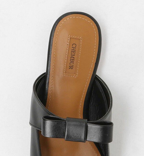UNITED ARROWS「【別注】＜CHEMBUR＞BOW フラット サンダル」|サンダル|