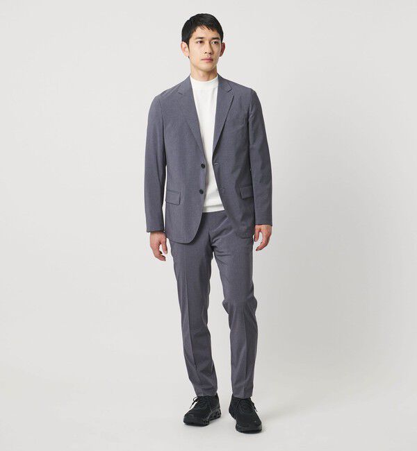 UNITED ARROWS「ショートスリーブ モックネック ニット UA COZY ウォッシャブル 抗菌防臭」|ニット・セーター|