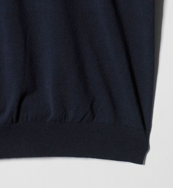 UNITED ARROWS「ショートスリーブ モックネック ニット UA COZY ウォッシャブル 抗菌防臭」|ニット・セーター|