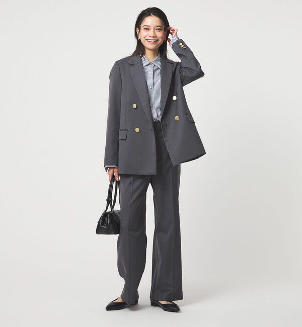 UNITED ARROWS green label relaxing「フェイクパールボタン シャツ」|シャツ・ブラウス|