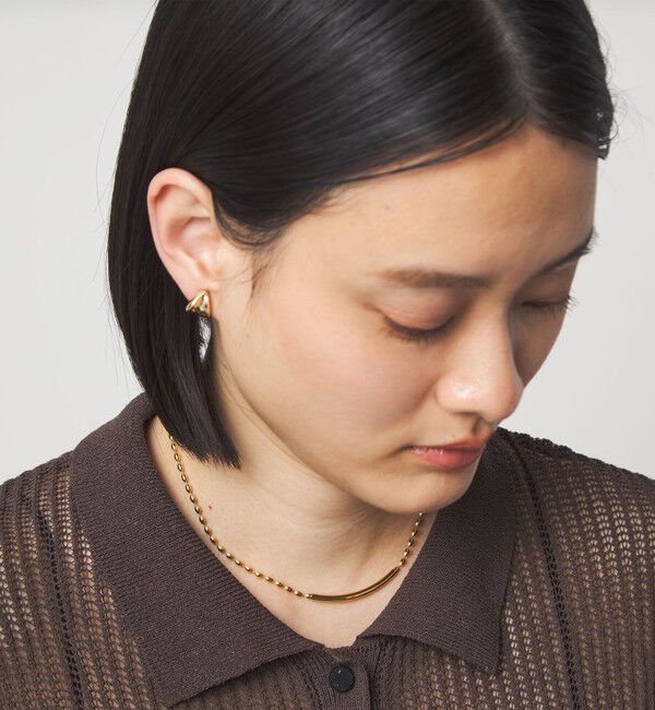 UNITED ARROWS green label relaxing「バー ボールチェーン ネックレス」|ネックレス|