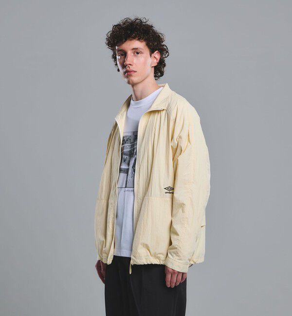 UNITED ARROWS green label relaxing「【別注】＜UMBRO＞スタンド ジャケット ブルゾン」|ブルゾン・スタジャン|NATURAL