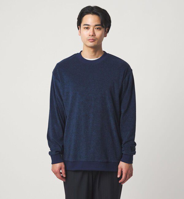 UNITED ARROWS green label relaxing「メランジ パイル クルーネック カットソー」|Tシャツ・カットソー|