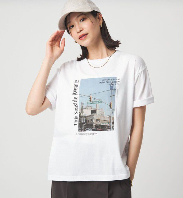 UNITED ARROWS green label relaxing「【WEB限定】＜at ease＞アソート フォトプリント ショートスリーブ カットソー」|Tシャツ・カットソー|その他3