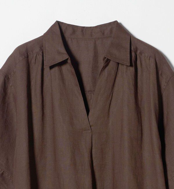 UNITED ARROWS green label relaxing「［size SHORTあり］リネン シャツ ワンピース」|ワンピース|