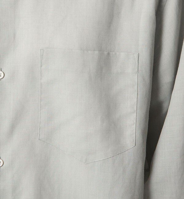 UNITED ARROWS green label relaxing「ラミー ミックス ジャストルーズ 長袖 シャツ」|シャツ・ブラウス|