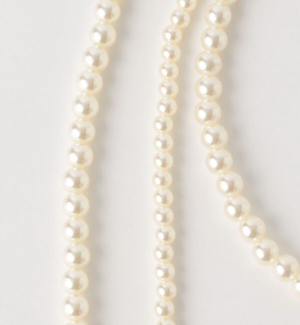 BEAUTY&YOUTH UNITED ARROWS「パールモチーフ 3連 ロングネックレス -4WAY-」|ネックレス|