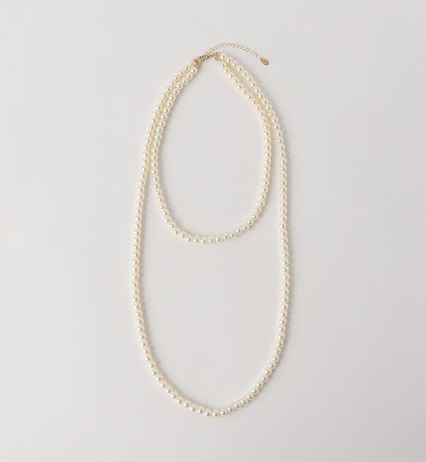 BEAUTY&YOUTH UNITED ARROWS「パールモチーフ 3連 ロングネックレス -4WAY-」|ネックレス|