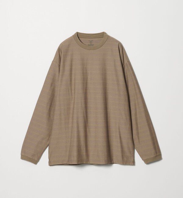STEVEN ALAN「＜Steven Alan＞ オーガニックコットン アソート ボーダー ロングスリーブ Tシャツ BOLD」|Tシャツ・カットソー|OLIVE