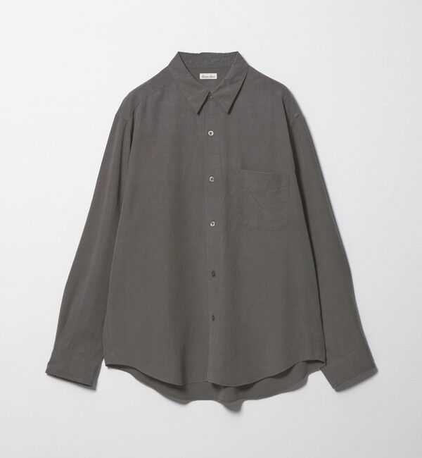 STEVEN ALAN「＜Steven Alan＞ スラブ レギュラーカラー シャツ NARROW」|シャツ・ブラウス|DK.GRAY