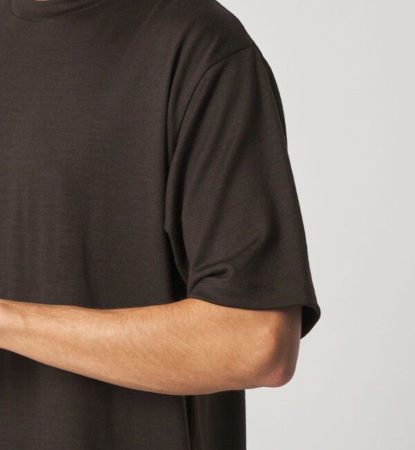 STEVEN ALAN「＜Steven Alan＞ メリノウール クルーネック ショートスリーブ Tシャツ」|Tシャツ・カットソー|