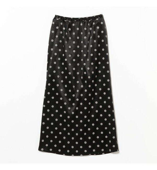 Ray BEAMS 「ドット サテン フリル スカート」|スカート|