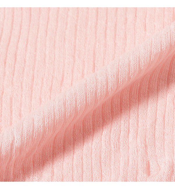 Ray BEAMS 「シアー リブ ニット ポロ カーディガン」|ニット・セーター|