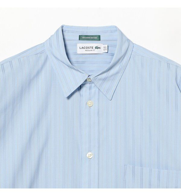 BEAMS「【別注】LACOSTE / ストライプ シャツ」|シャツ・ブラウス|