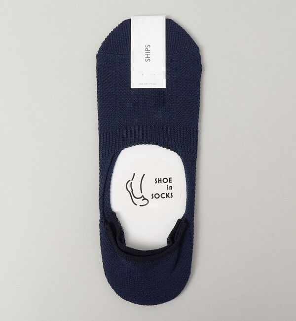 SHIPS「SHIPS: フットカバー ソックス」|ソックス|ネイビー