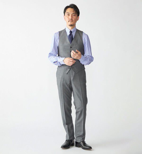 SHIPS「SHIPS: LORO PIANA FABRIC オーストラリス シャークスキン ベスト」|ベスト・ジレ|