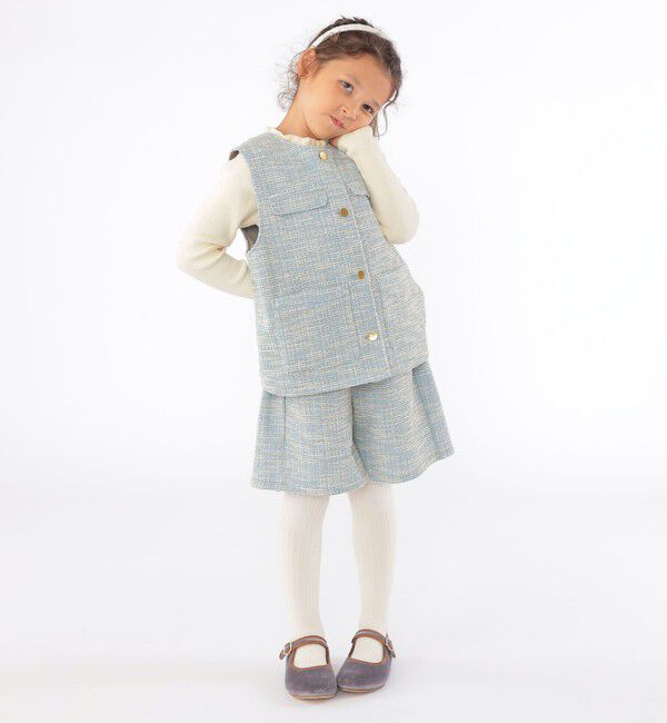 SHIPS KIDS「SHIPS KIDS:100～130cm / ツイード キュロット」|キュロット|