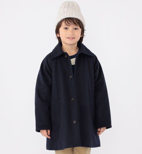 SHIPS KIDS「SHIPS KIDS:100～130cm /〈手洗い可能〉畔 ボーダー ニット」|ニット・セーター|