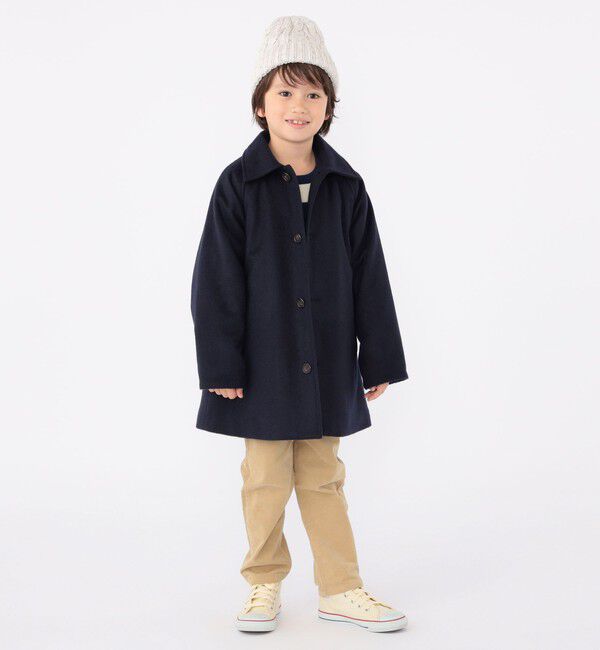 SHIPS KIDS「SHIPS KIDS:100～130cm /〈手洗い可能〉畔 ボーダー ニット」|ニット・セーター|