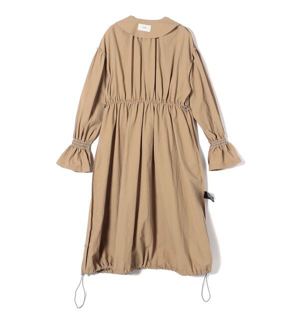 SHIPS for women「〈撥水加工/手洗い可能〉裾 ドロスト ノーカラー ロング コート 24SS ◇」|ノーカラーコート|