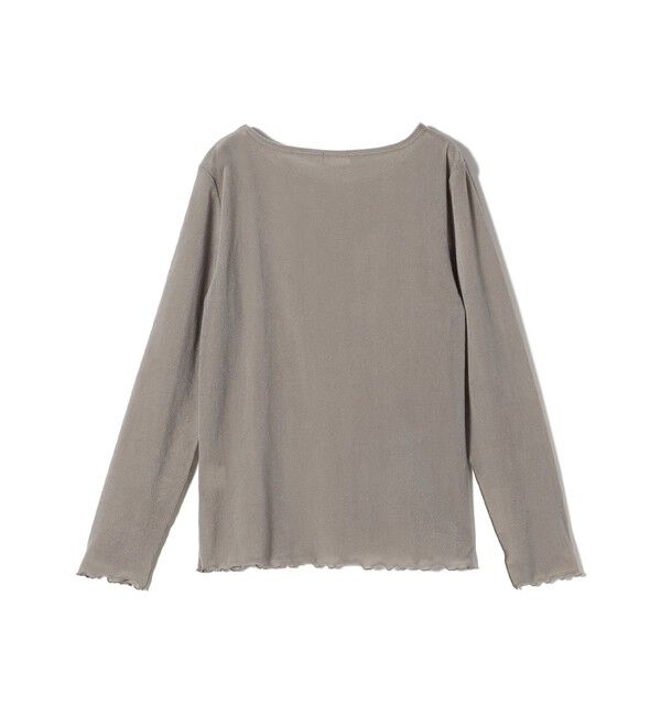 SHIPS Colors 「SHIPS Colors:〈手洗い可能〉メッシュ ポリエステルベロア クルーネック トップス◇」|Tシャツ・カットソー|