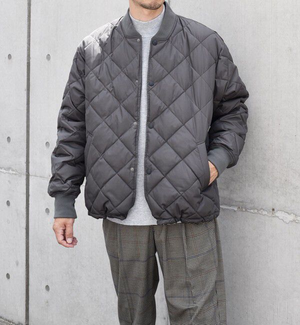 SHIPS any「【SHIPS any別注】TAION: 〈手洗い可能〉ダイヤキルト スピンドル ダウン ブルゾン◇」|ブルゾン・スタジャン|