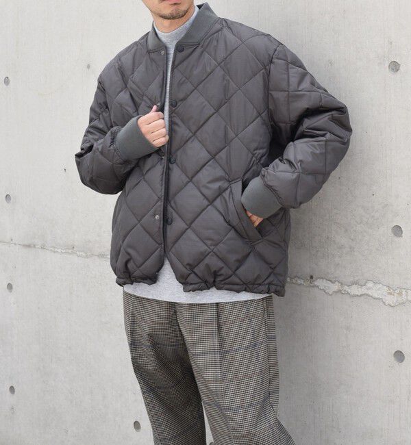 SHIPS any「【SHIPS any別注】TAION: 〈手洗い可能〉ダイヤキルト スピンドル ダウン ブルゾン◇」|ブルゾン・スタジャン|