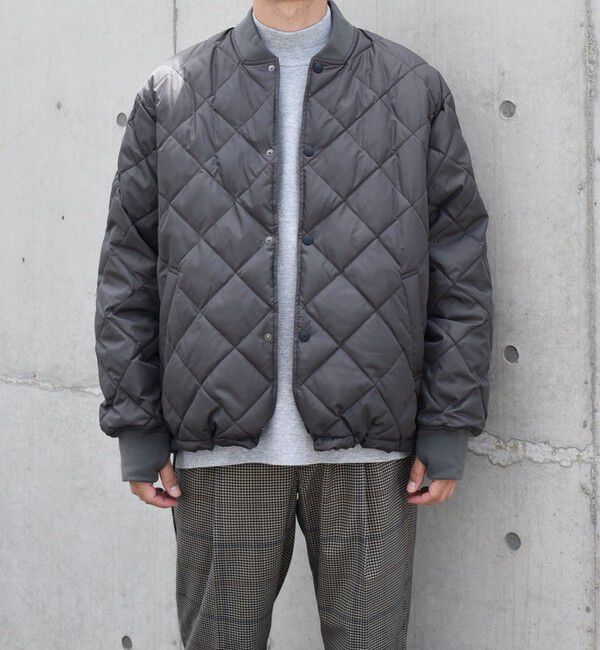 SHIPS any「【SHIPS any別注】TAION: 〈手洗い可能〉ダイヤキルト スピンドル ダウン ブルゾン◇」|ブルゾン・スタジャン|