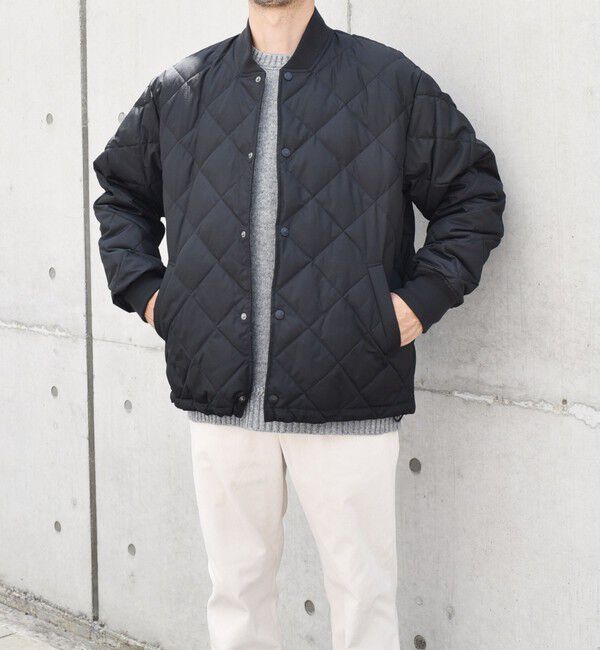 SHIPS any「【SHIPS any別注】TAION: 〈手洗い可能〉ダイヤキルト スピンドル ダウン ブルゾン◇」|ブルゾン・スタジャン|