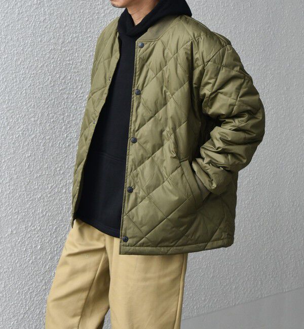 SHIPS any「【SHIPS any別注】TAION: 〈手洗い可能〉ダイヤキルト スピンドル ダウン ブルゾン◇」|ブルゾン・スタジャン|