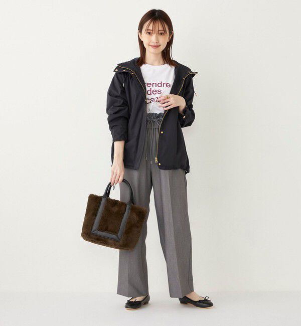 SHIPS Colors 「SHIPS Colors:フェイクファー 配色 トート バッグ◇」|トートバッグ|