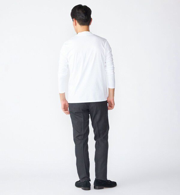 SHIPS「SHIPS: ALBINI モックネック ロングスリーブ Tシャツ」|Tシャツ・カットソー|