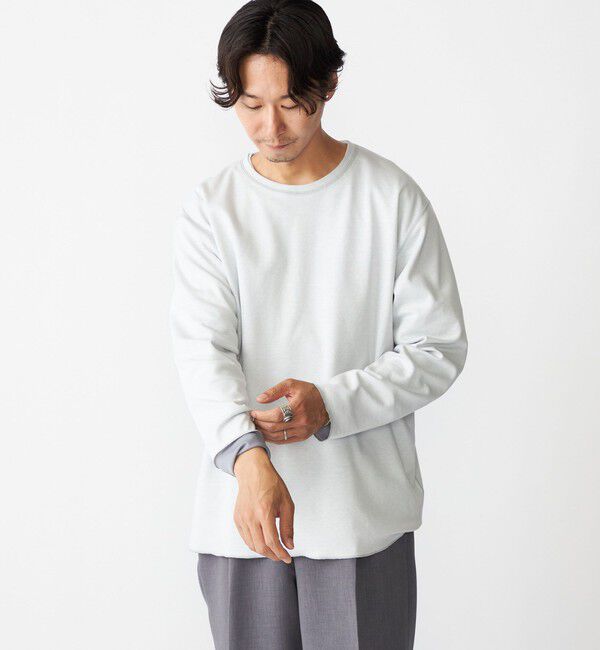 SHIPS「SHIPS: リバーシブル クルーネック 長袖 Tシャツ (ロンT)」|Tシャツ・カットソー|