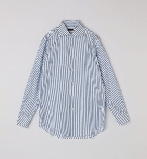 SHIPS「SHIPS:〈FUNCTION〉イージーアイロン  ロンドンストライプ ワイドカラー シャツ」|シャツ・ブラウス|